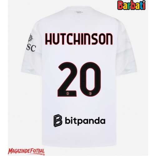 AC Milan Omari Hutchinson #20 Tricou Fotbal Replică 2026-27 Barbati Deplasare AC Milan Omari Hutchinson #20 Tricou Fotbal Replică 2026-27 Barbati Deplasare